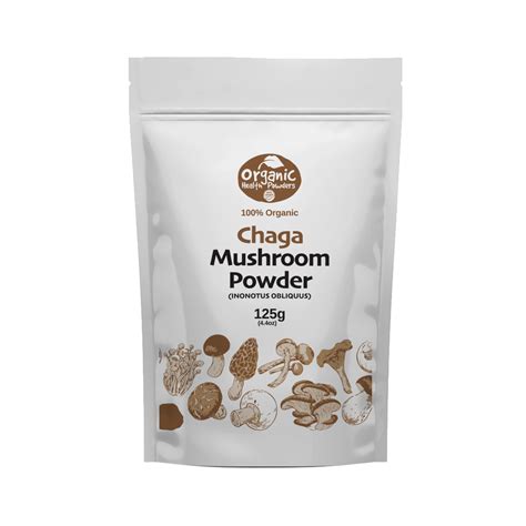 Organic Chaga Mushroom Powder 125g Life Minerals