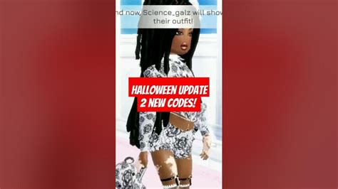 2 New Codes In Dti Halloween Update Youtube