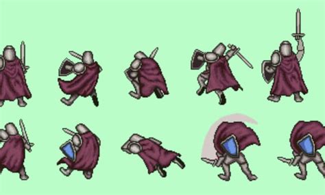 Create Sprite Sheet Battle Sprite Combat Sprite Character 2d Game Animation By Judeillustrate