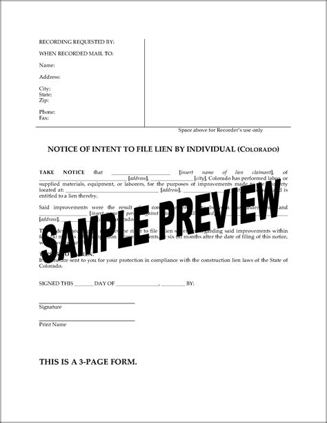 Intent To Lien Letter Template Texas Templates Resume Examples