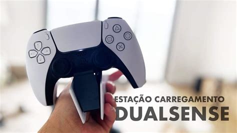 Controle Sem Fio Dualsense Playstation 5 Base De Carregamento Do