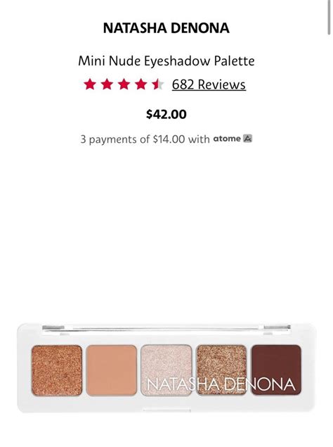 Natasha Demona Mini Nude Palette Beauty Personal Care Face Makeup On Carousell