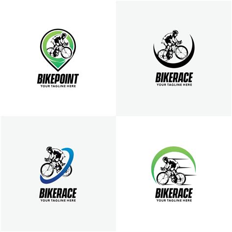 Set of Cycling Logo Design Templates 14797210 Vector Art at Vecteezy