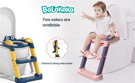 Balakaka Siège Toilette Enfant avec Échelle Réducteur de WC pour