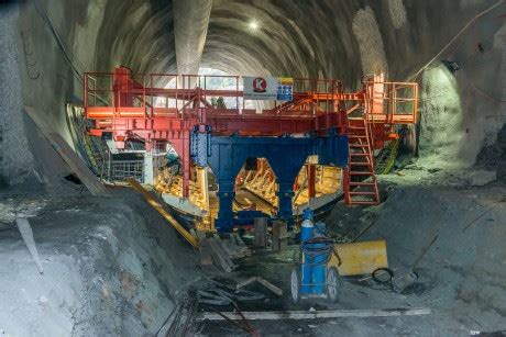 Tunnelbau Im Wallis Bewehrungsstahl Und Baumaterialien Bewehrungstechnik