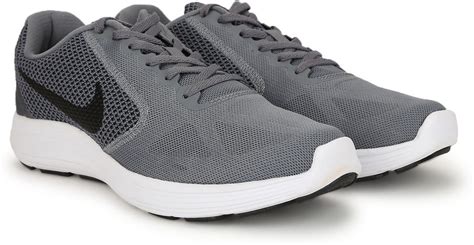 Nike Revolution 3 Running Shoes For Men Buy Cool Greyblack White