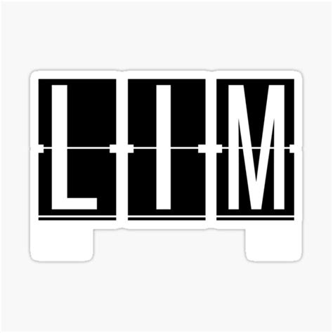 "LIM - LIMA - Peru Airport Code Design" Sticker for Sale by tedmcory ...