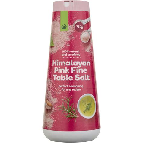 Woolworths Himalayan Pink Fine Table Salt G Woolworths