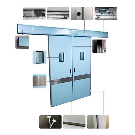 GMP Standard Automatic Hermetic airtight Sliding Door clean room