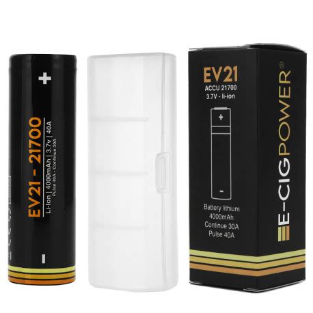 Accu Ev Par E Cig Power Accumulateur Mah A L