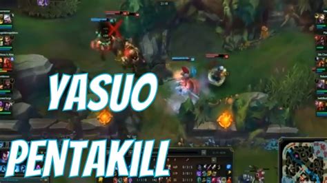 TOPTOP GAME YASUO PENTAKILL 7 Yasuo Montage Pentakill 1v5 YouTube