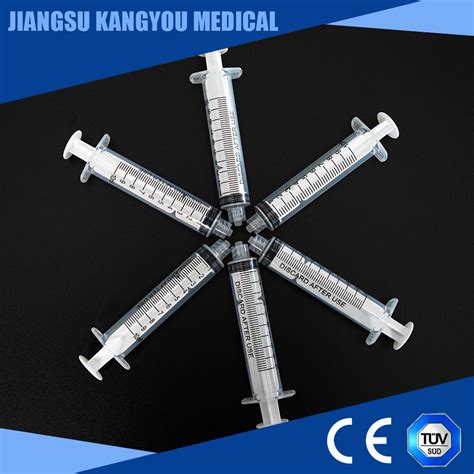 Parts Medical Disposable Sterile Injection Plastic Syringe Safety