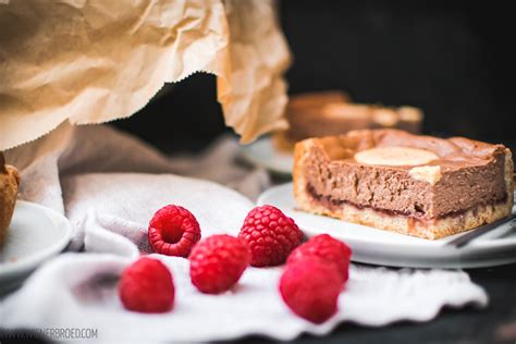 Schoko K Sekuchen Mit Himbeeren Wienerbr D Skandinavisch Backen