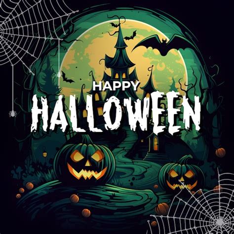 Premium Psd Happy Psd Halloween Social Media Festival Post