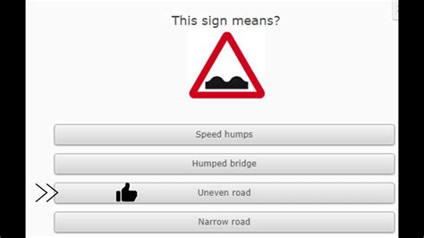 5 Dvla Theory Test 2023 Road Signs Test 1 امتحان السياقة النظري اختبر