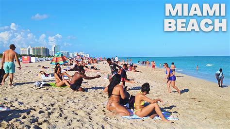 4k Miami Beach Walk South Beach Miami Florida Youtube