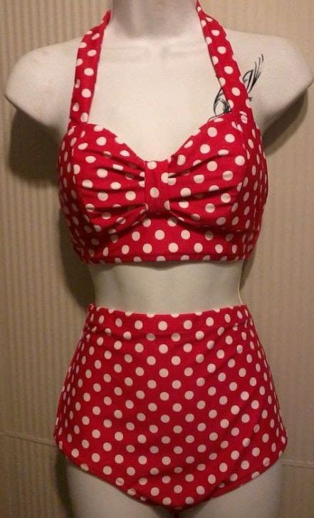 Best Swimwear Retro High Waist Polka Dots 31 Ideas Swimwear Retro Swimwear Vintage