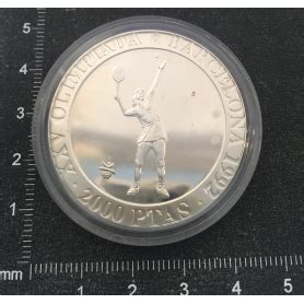 Coin In Silver Commemorating The Xxv Olympic Games Artsvalua