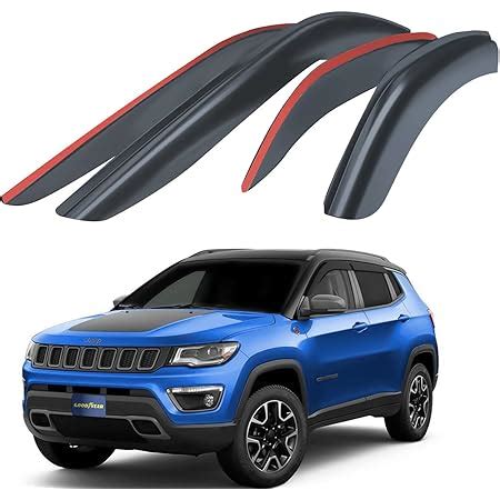 Amazon Sun Shade Rain Guard Vent Visors Window Deflectors For Jeep