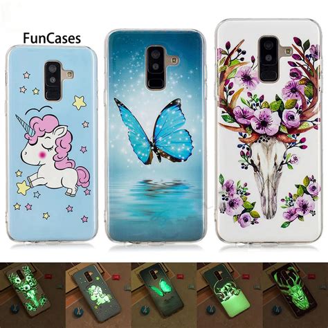 Caso Luminoso Para Samsung Galaxy A6 2018 A 600 A600 A600fn Tpu Caso Do