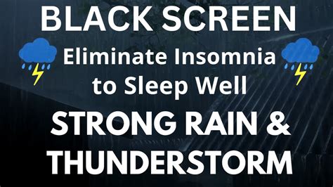 Solve Insomnia Within Minutes With Heavy Rain Tenacious Thunder On