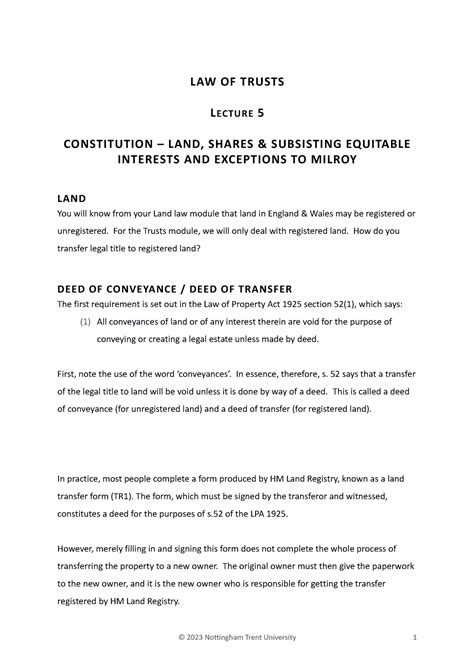 Lecture Constitution Exceptions To Milroy Student Handout Law