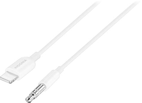 Customer Reviews: Insignia™ 6' Lightning to 3.5 mm Audio Cable White NS
