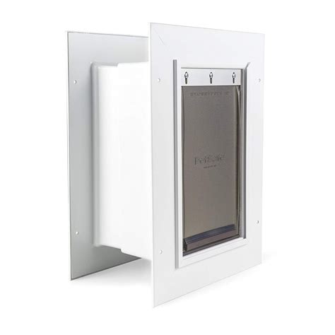 PetSafe NEVER RUST Wall Entry Pet Door - Telescoping Frame - Insulates