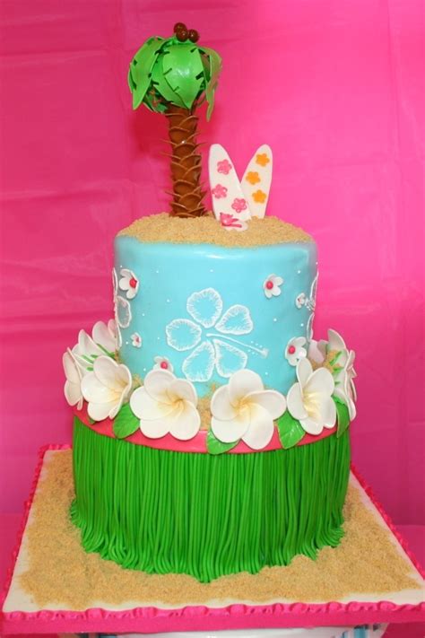 Hawaiian Luau Cake