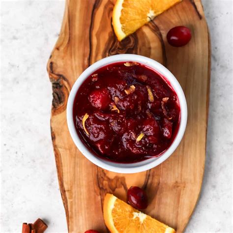 Cranberry Orange Sauce Monica Nedeff