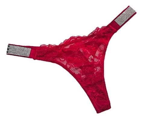 Braguita De Bikini Tipo Tanga De Encaje De Talle Bajo r l Meses sin interés