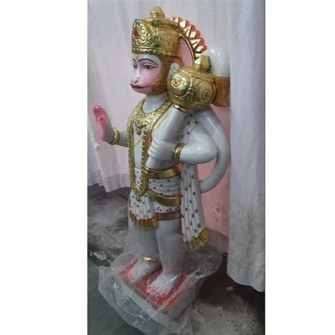 White Marble Hanuman Ji Statue Temple At Rs In Jaipur Id