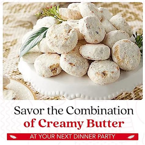 Delight In Davids Cookies Butter Pecan Meltaways 907g Irresistibly