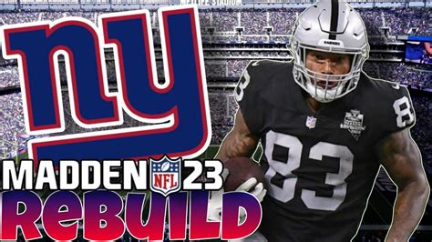 Darren Waller Giants Rebuild New York Giants Madden Realistic