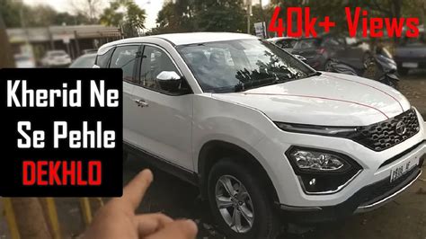 Tata Harrier Exposed Must Watch 2019 Orcus White Walkaround