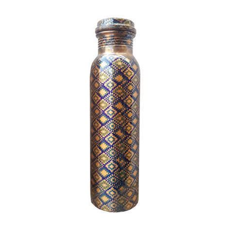 Handmade Printed Copper Bottle At Rs 340 In Mathura ID 4843800