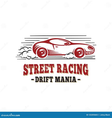 Drift Car Logo, Automotive Logo Design Template Vector Illustration ...