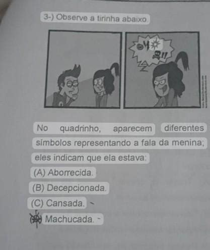 Observe A Tirinha Abaixo Fo No Quadrinho Aparecem Diferentes