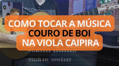 Como tocar a música COURO DE BOI na Viola Caipira Live do Violeiro em