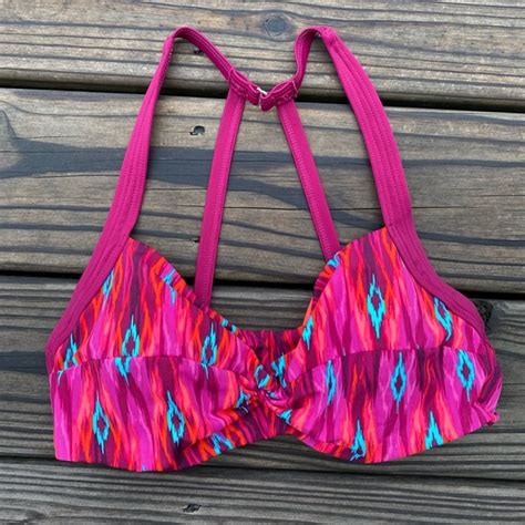 Title Nine Swim Title Nine Pele Bikini Swim Top Ikat Print Poshmark