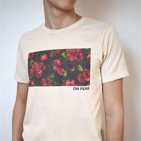 Roses Floral Unisex T Shirt Indie Graphic Print Aesthetic Etsy