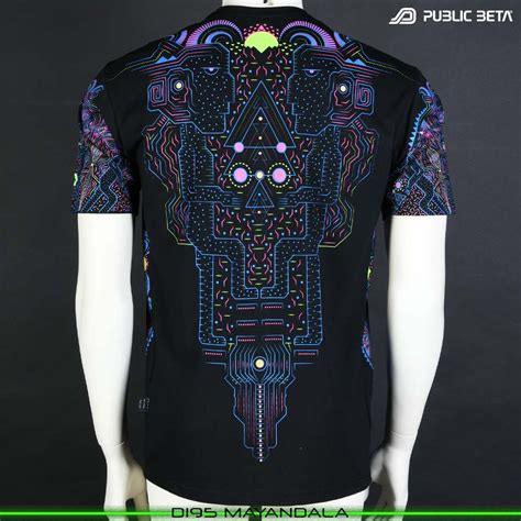 UV Active Psychedelic T Shirt