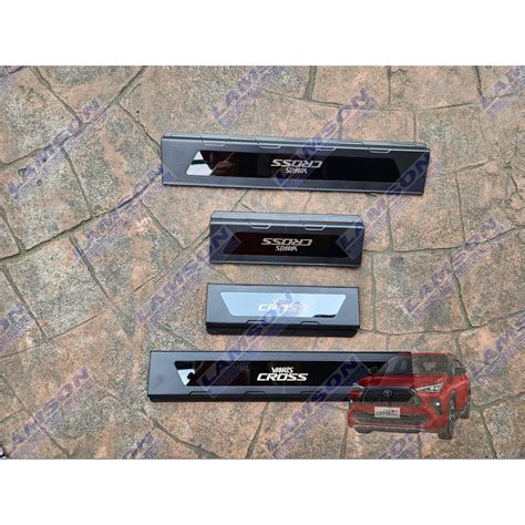 Toyota Yaris Cross Side Step Sill Scuff Plates Shopee