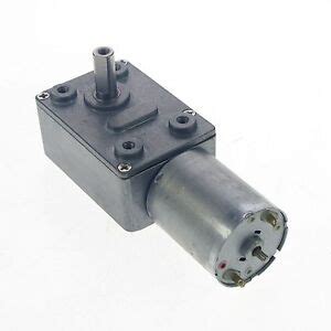 Pcs V Rpm Square Geared Gearhead Dc Motor High Torque Output Heavy