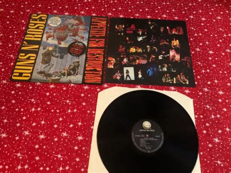 GUNS N ROSES APPETITE FOR DESTRUCTION LP 1987 UK 1st PRESS BANNED