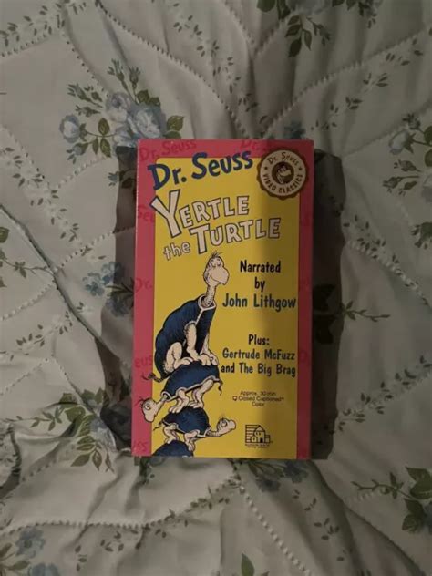 Seuss Yertle The Turtle Vhs John Lithgow Random House