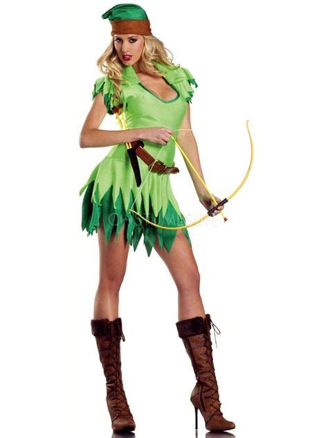 Womens Sexy Pretty Peter Pan Costume Dressin Up Peter Pan