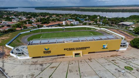 Boa Vista Roraima Brazil Circa May 2021 Aerial View Of A Soccer