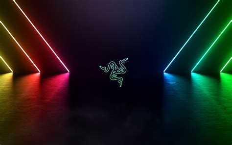 Razer Wallpaper 4k Logo Neon Colorful