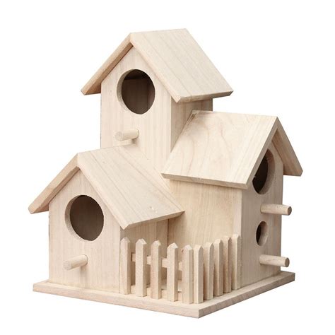 Diy Houten Vogel Huis Nest Handgemaakte Milieuvrie Grandado